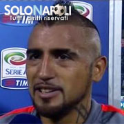 Vidal: "Bella vittoria a Cagliari, ora testa al Napoli"