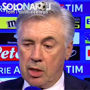Ancelotti: "Non ho visto il miglior Napoli"