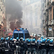 Napoli-Eintracht, città sotto assedio
