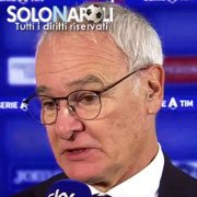 Ranieri: "Ottimo Napoli, complimenti a loro"