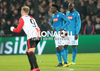 Feyenoord-Napoli: le foto